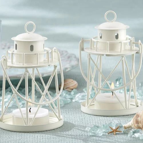 Lighthouse Tea Light Holder Wedding Favours